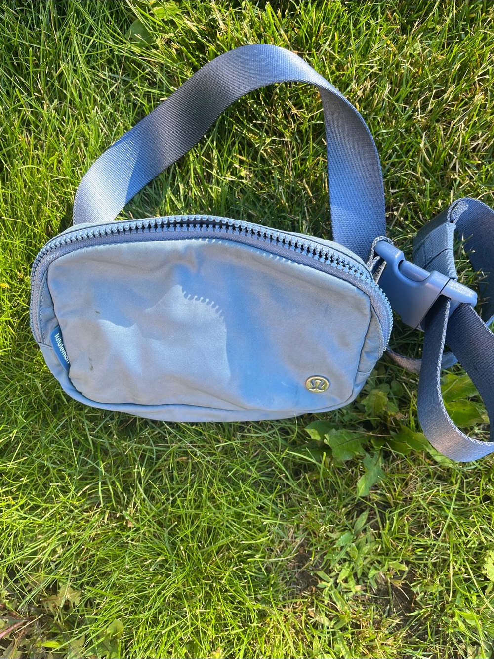 lululemon athletica Light Blue Waist Crossbody Belt Bag
